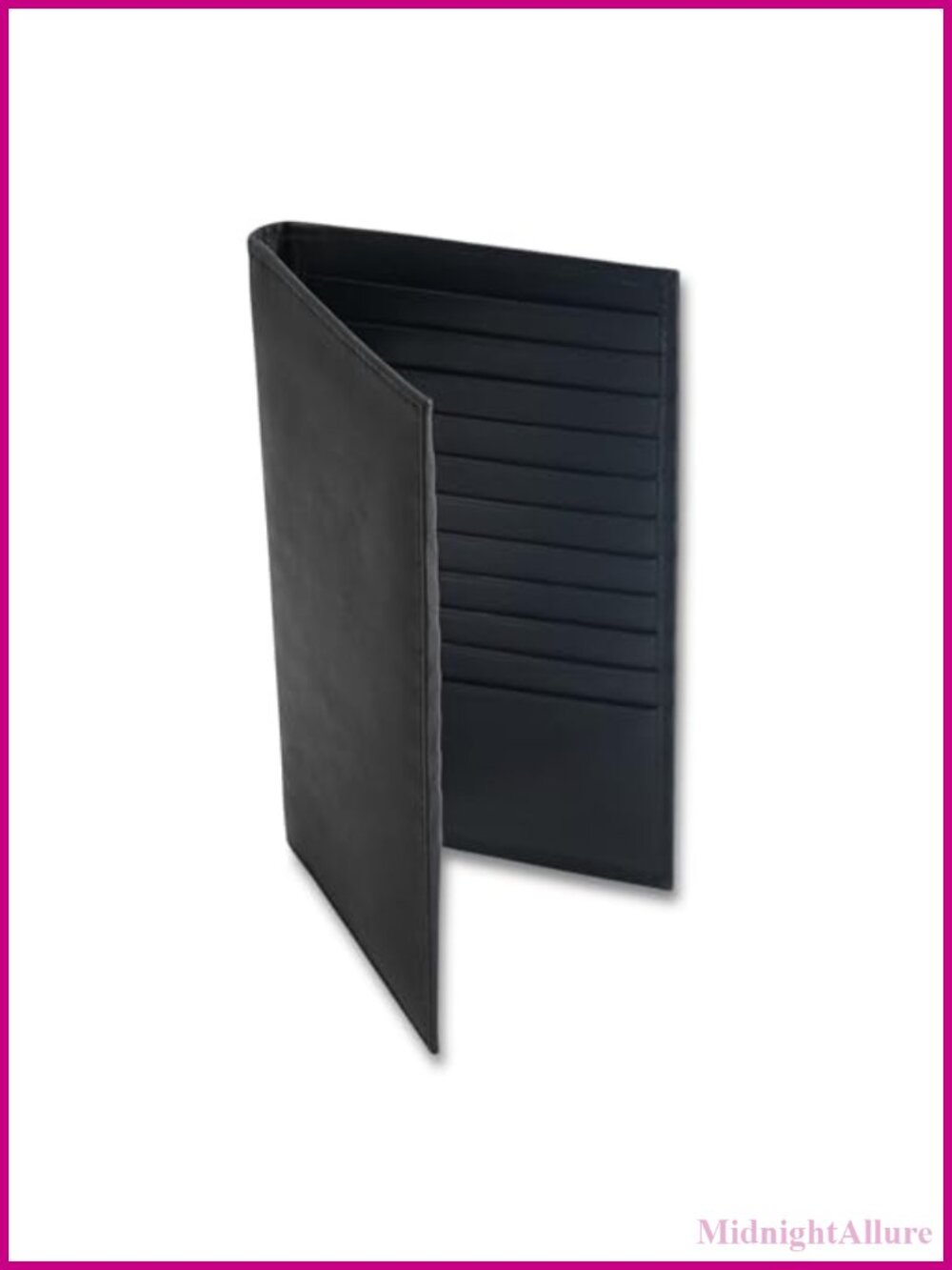 20 Card RFID Leather Long Bifold Wallet Credit Card Holder Organizer